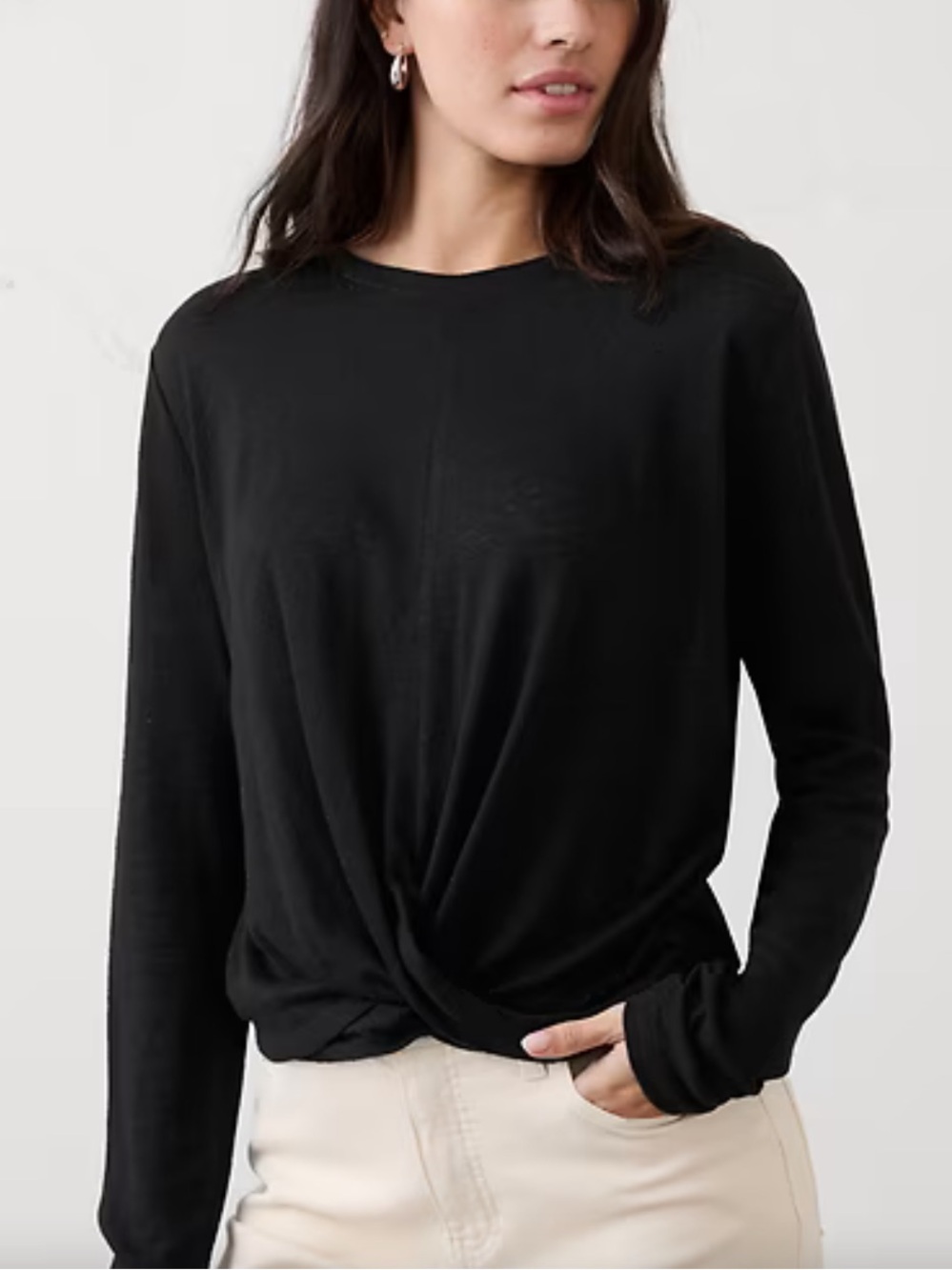 Hardtail twist front tshirt